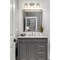 Z-Lite Analia Vanity, 3-Light, 26.25 In.W x 7.5 In.L x 9.25 In.H, Brushed Nickel/Clear Ribbed 1101-3V-BN - alternate 6